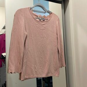 Lightly worn blush scoop next top. Philosophy size S